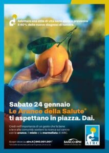 Le Arance Airc accendono la ricerca contro il cancro, scienziata tedofora e Goggia testimonial