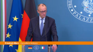 Merz “Tra Germania e Italia naturale sintonia, vogliamo industria competitiva”