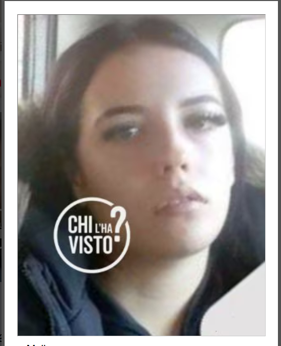 Melissa Manfredi scomparsa da Ostia: anche su “Chi l’ha visto?” l’appello per ritrovare la quindicenne