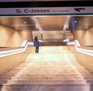 Roma: boom accessi a fermata Colosseo metro C, 420mila in un mese