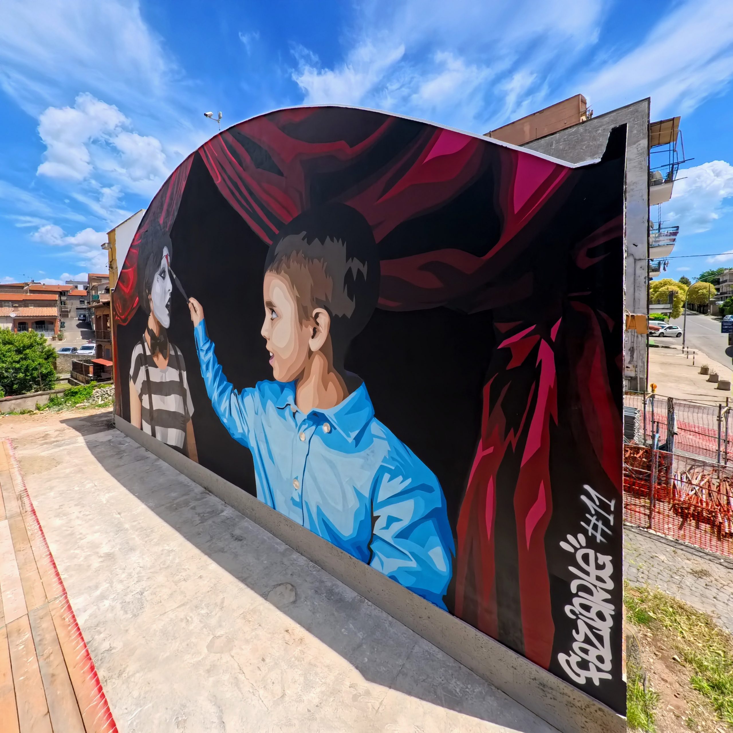 “Spiegare il colore”, del viterbese Faziarte, candidata come Miglior Murale del Mondo 2025