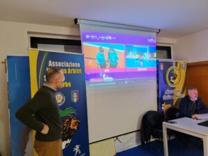 L’Ossevatore Uefa ed eccellenza internazionale Massimo Cumbo in visita all’Aia di Viterbo