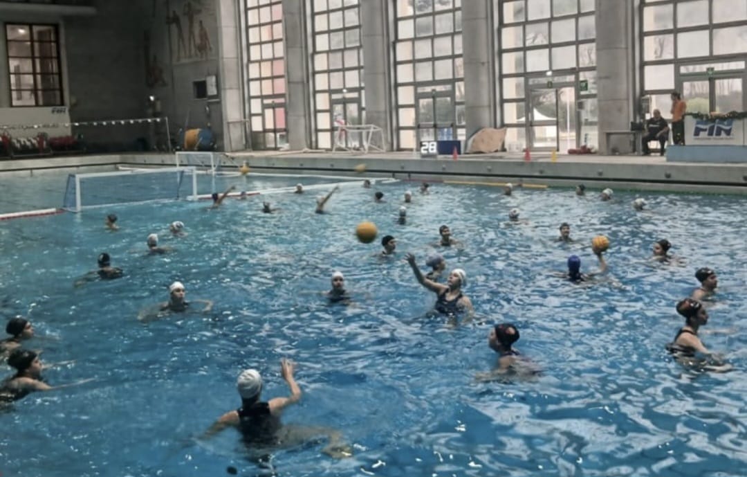 Nautilus, che brindisi 2026: allenamento col Setterosa al Foro Italico