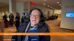 Onu, l’ambasciatrice della Colombia “Siamo qui per la pace”