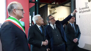 Mattarella all’inaugurazione della mostra de “La Repubblica” per i 50 anni