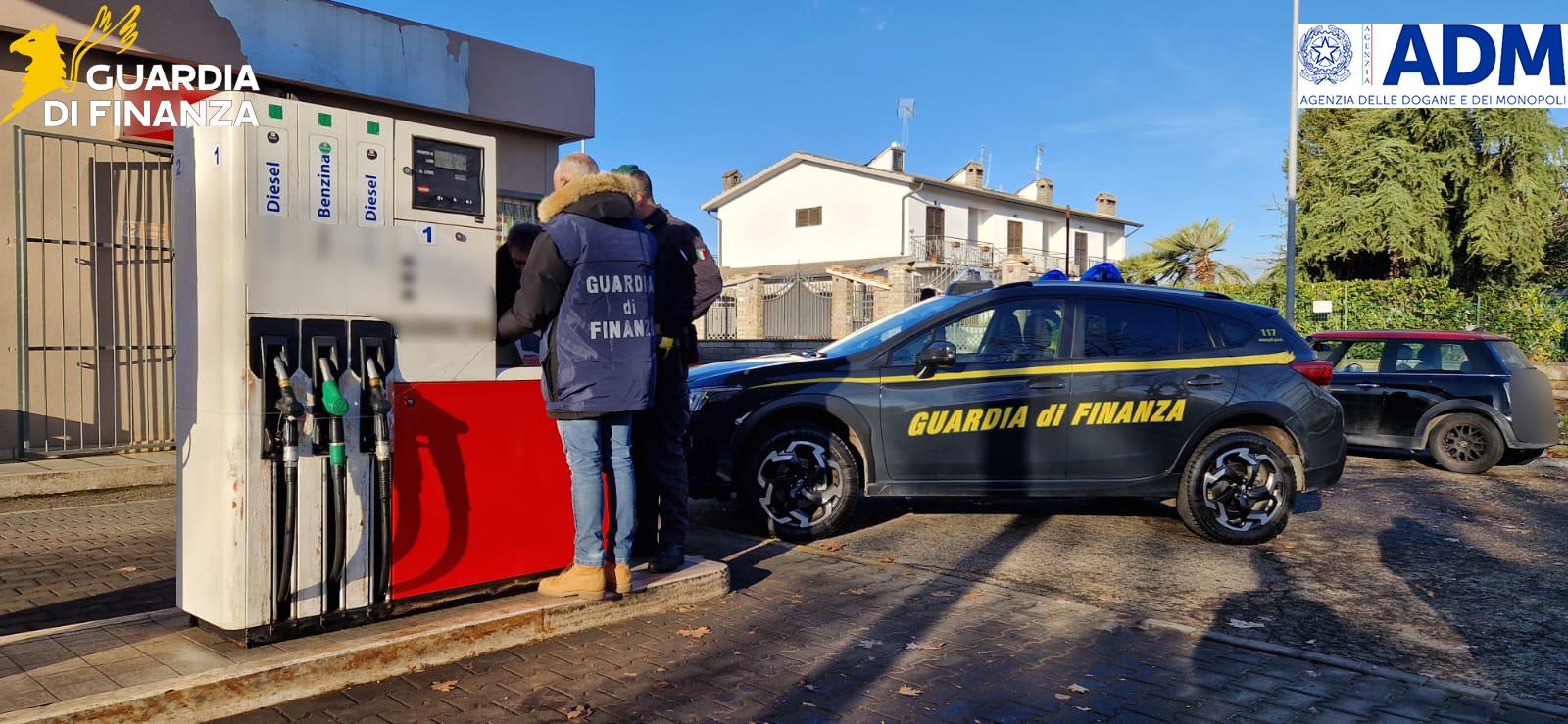 Viterbo – Finanza, scattano chiusure e ritiri di licenze per alcuni benzinai