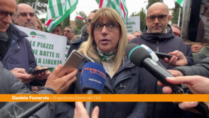 Iran, presidio Cisl davanti all’Ambasciata a Roma. Fumarola “Vicini al popolo”