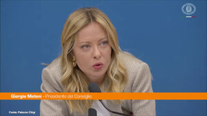 Meloni “La pace si difende con la deterrenza”