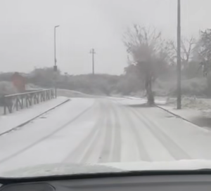 Tuscia sotto la neve: la provincia si sveglia imbiancata (VIDEO)
