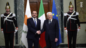 Mattarella riceve il presidente di Cipro, “Paese amico e alleato”