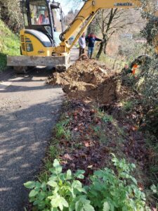 Decine di frane e smottamenti a Magliano Sabina, la Protezione Civile di Vasanello interviene a supporto dei volontari locali
