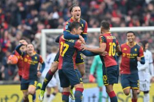 Genoa travolge Torino 3-0 nello scontro salvezza del Marassi