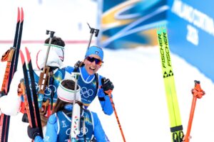 Italia argento nella staffetta di biathlon con Giacomel, Hofer, Wierer e Vittozzi