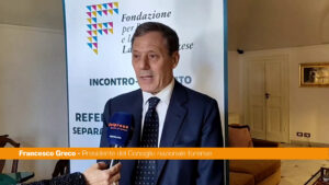 Referendum, Greco “Con vittoria del sì, giustizia diventerà più giusta”