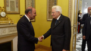 Mattarella riceve Bruno Vespa e la sua redazione per 30 anni di “Porta a Porta”