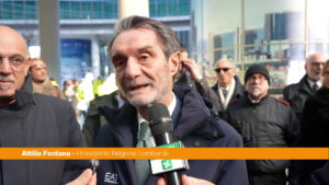 Fiamma olimpica in piazza della Regione Lombardia, Fontana “Ulteriore emozione”