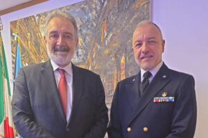 Civitavecchia – Capitaneria di Porto, il Capitano di Vascello Cosimo Nicastro incontra il presidente della Regione Lazio