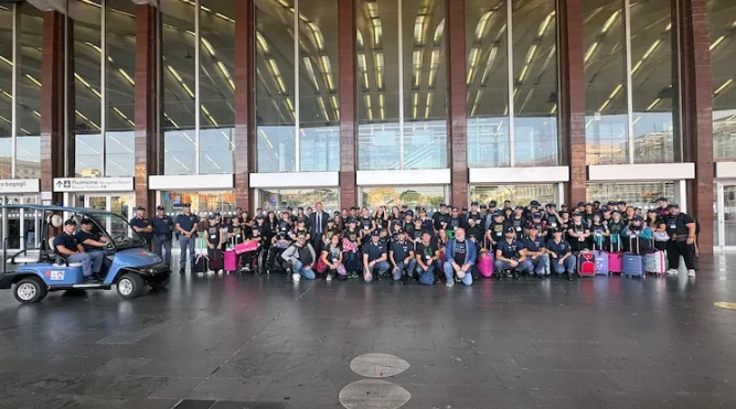 Capranica – Ragazzi disabili di Juppiter a Checco Zalone, “Dacci i soldi per Santiago”
