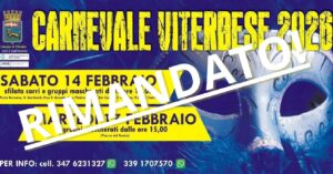 Viterbo – Carnevale rimandato: “L’inverno più piovoso a memoria d’uomo”