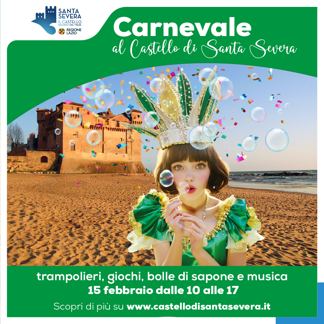 Carnevale al Castello di Santa Severa, festa in maschera per tutta la famiglia