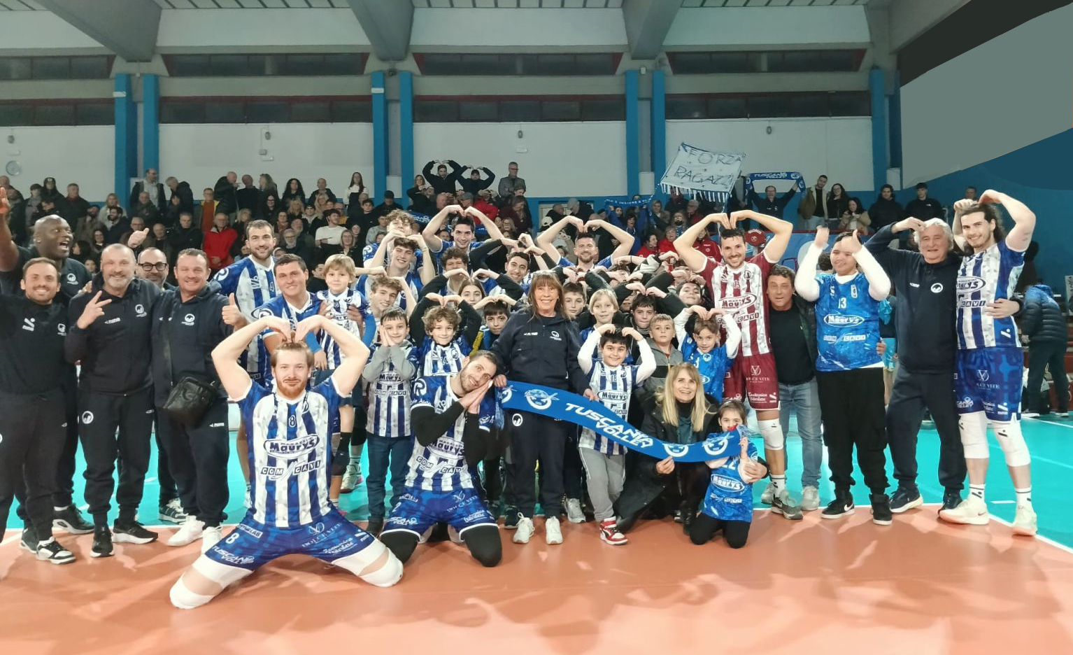 Pallavolo – La Maury’s Com Cavi Tuscania batte 3-1 Sorrento e si qualifica per la Final Four di Coppa Italia