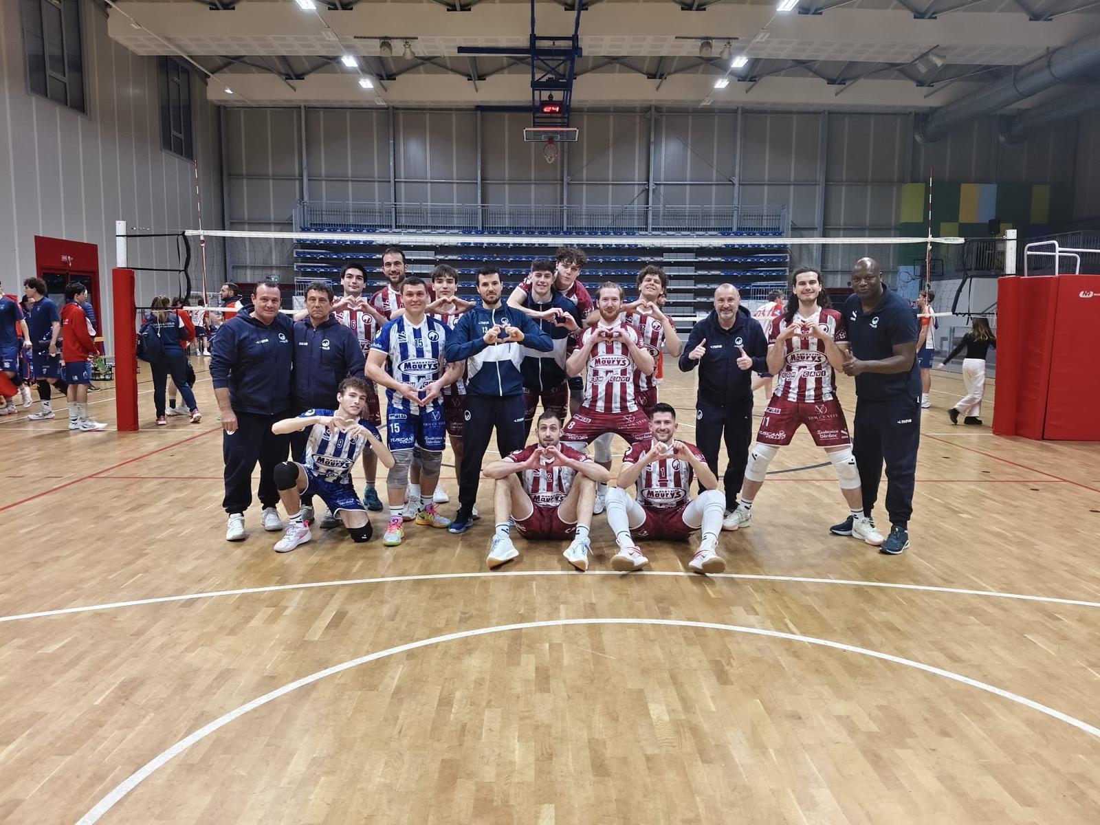 Pallavolo – Tre punti preziosi per la Maury’s Com Cavi Tuscania a Massa Carrara (1-3)