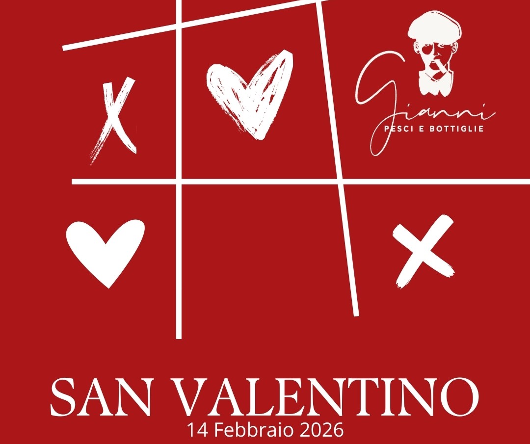 San Valentino a Civitavecchia: cena romantica con menù speciale da Gianni Pesci e Bottiglie