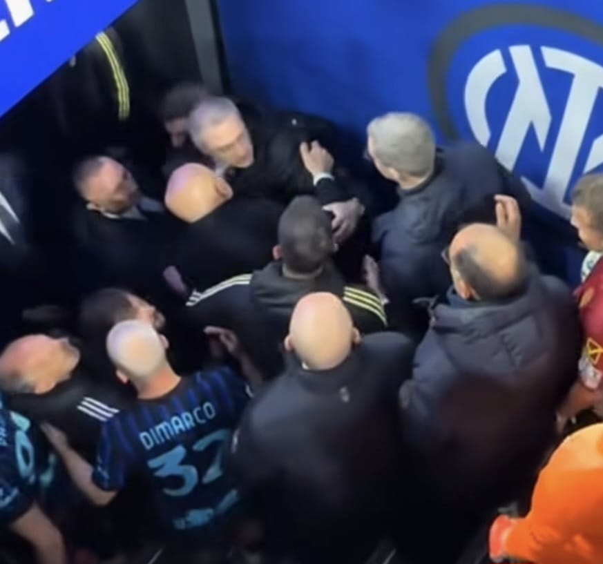 Proteste Inter-Juve, mano pesante del Giudice Sportivo: inibiti Comolli e Chiellini