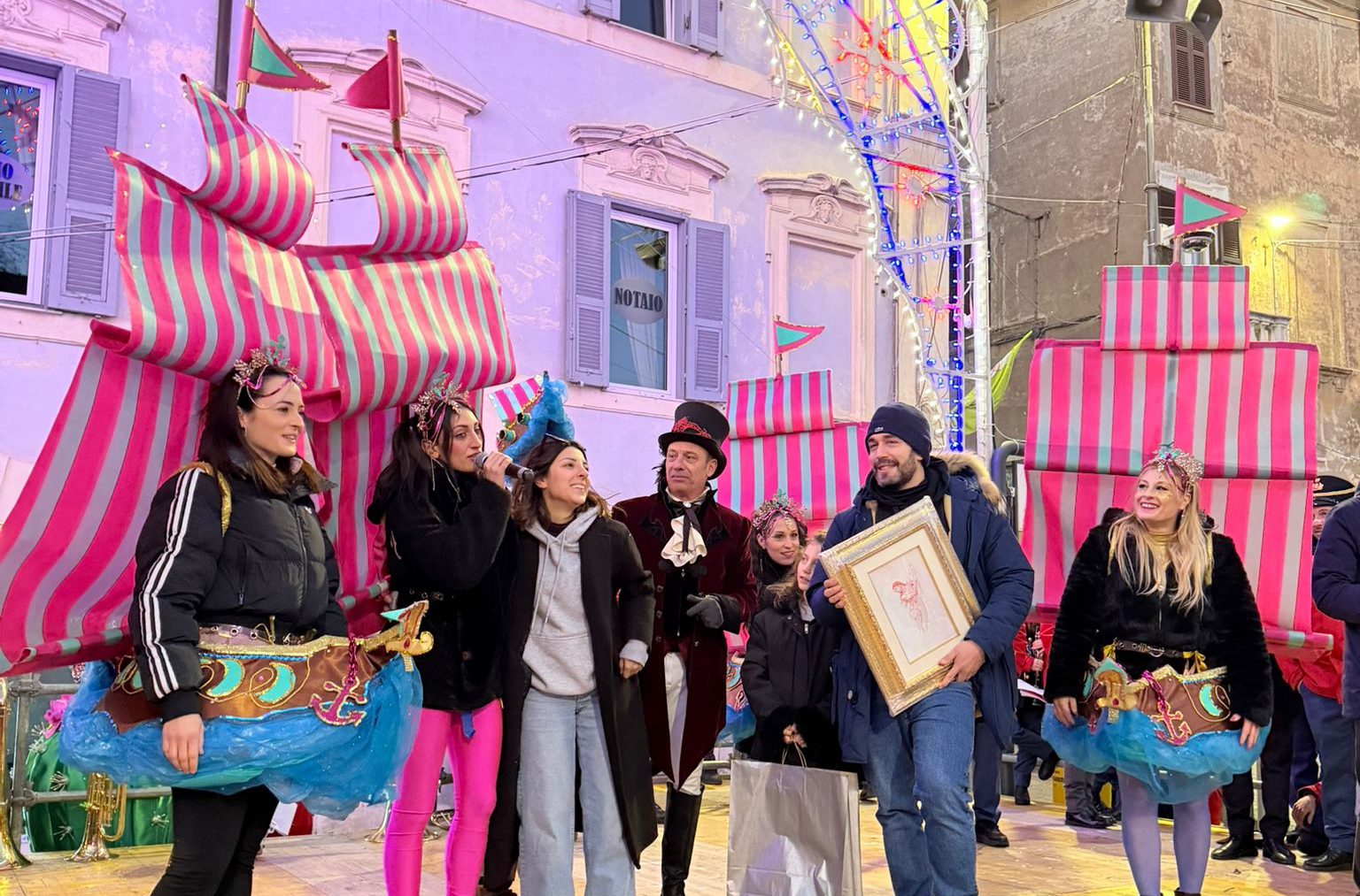 Premio migliori costumi di Carnevale di Ronciglione all’artista Luca Cristofori di Caprarola