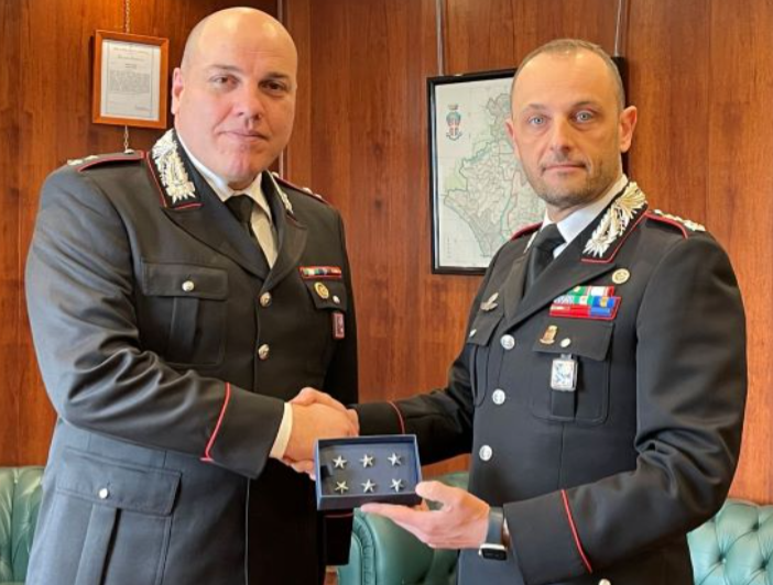 Tuscania – Il capitano Boris Marando promosso: nuove insegne al comandante della Compagnia