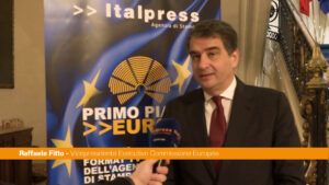 Fitto “Primo Piano Europa riduce distanza tra opinione pubblica e istituzioni”