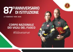 Viterbo – 87 anni di vita per i Vigili del fuoco, celebrazione aperta al pubblico alla nuova caserma