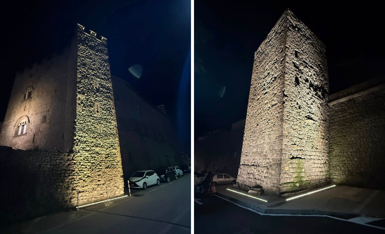 Viterbo – “Altre quattro torri illuminate”, avanti con la riqualificazione delle mura