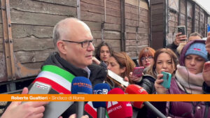 Shoah, Gualtieri ad Auschwitz “Memoria consente di riflettere su abisso umanità”