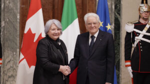 Mattarella riceve la governatrice generale del Canada, “Rapporti eccellenti”