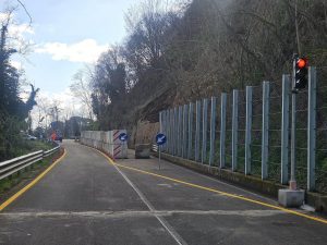 Celleno – Riaperta la Teverina dopo la frana: traffico a senso unico alternato