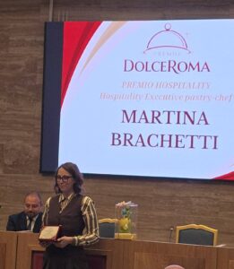 Nuovo riconoscimento per Martina Brachetti di Tuscania premiata come Executive Pastry Chef a DolceRoma