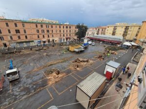 Mercato Civitavecchia – Il Comitato attacca, Giannini si difende: abbattuti gli ultimi lecci tra indignazione e tumulto