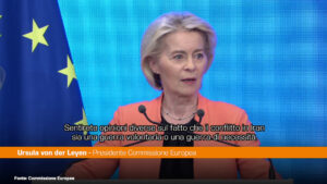 Von der Leyen “Situazione globale precaria, aumentano le minacce”