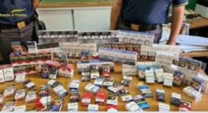 Sequestrati 140 kg di sigarette di contrabbando all’aeroporto di Ciampino: sanzioni per 375.000 euro