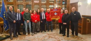 Viterbo – Avis Giovani, consegnato il Labaro alla Consulta provinciale: cerimonia in Prefettura