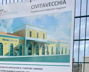 Civitavecchia – Riqualificazione della stazione ferroviaria, avviato il cantiere da oltre 23 milioni di euro