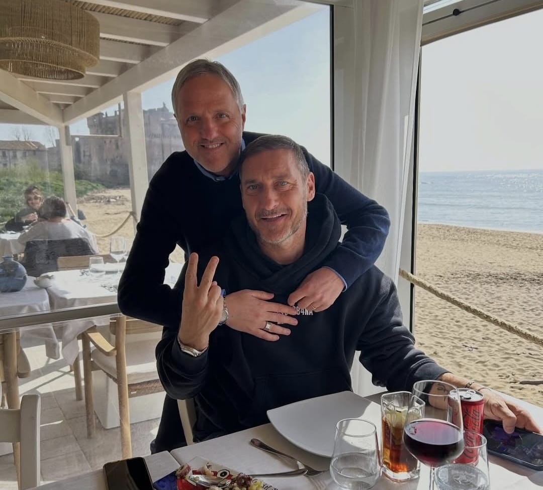 Dalla cena con Gasp.. all’Isola del Pescatore: il ritorno di Totti alla Roma passa da Santa Severa (FOTO)
