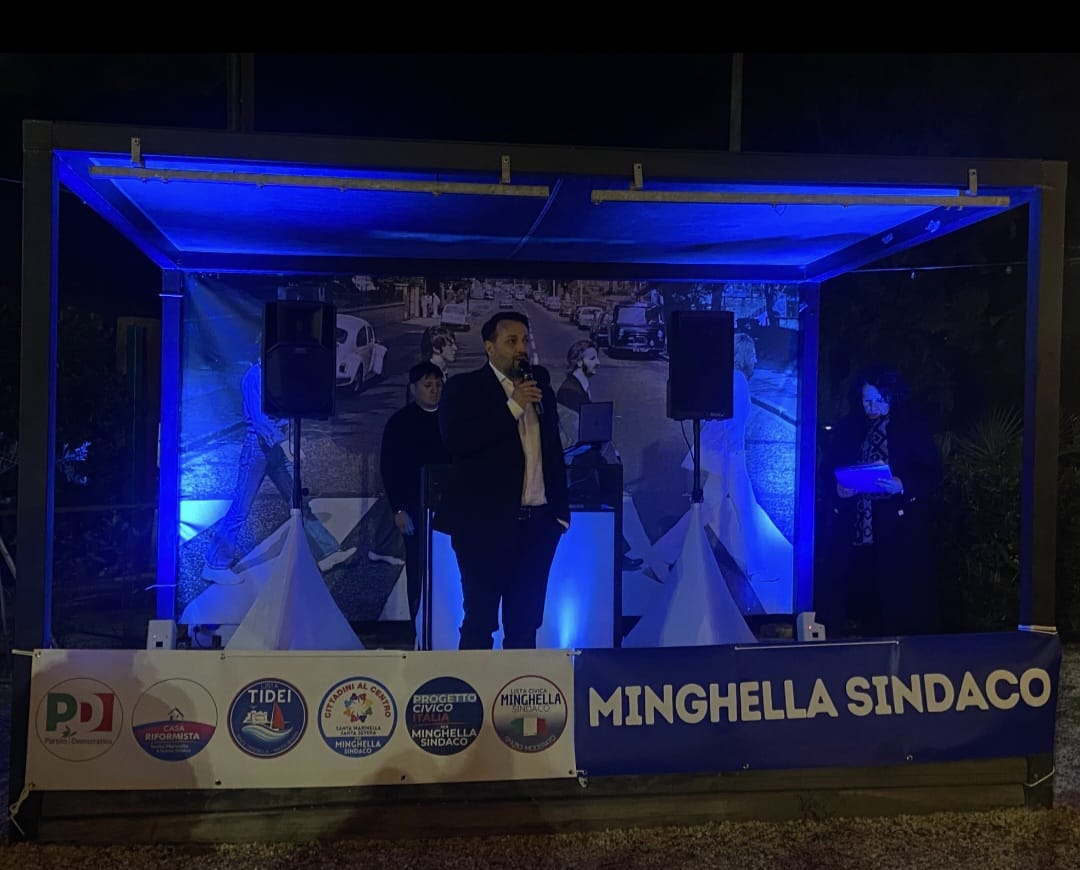 Santa Marinella – Ambizione e continuità: così Minghella presentò le sue liste (FOTO)