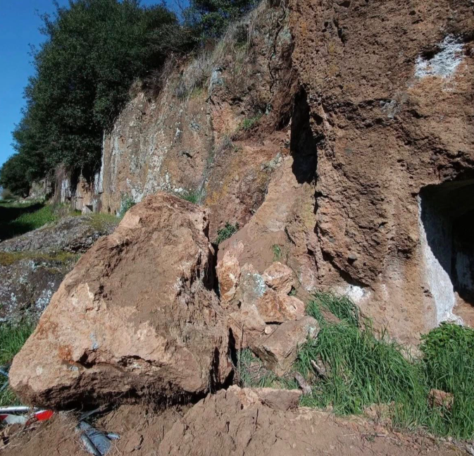 Fabrica di Roma – Crollo alla necropoli di Cavo degli Zucchi: l’allarme del sindaco Ricci