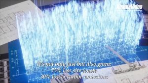 Cina, un edificio di 6 piani assemblato in soli 46 giorni. Le immagini