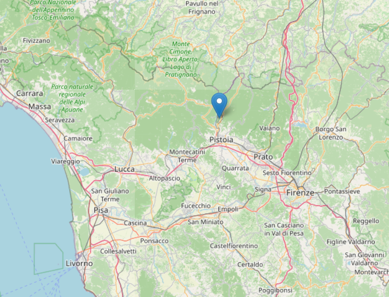 Nuova violenta scossa di terremoto in Toscana, il Pistoiese trema
