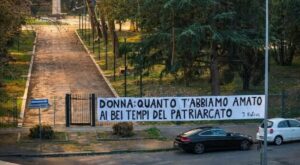 Polemica a Latina per striscione sul patriarcato: “gesto grave e offensivo” secondo la Cgil