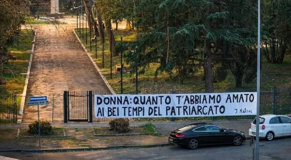 Polemica a Latina per striscione sul patriarcato: “gesto grave e offensivo” secondo la Cgil