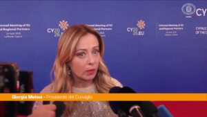 Meloni “Con gli Usa rapporti solidi, rafforzare colonna europea della Nato”